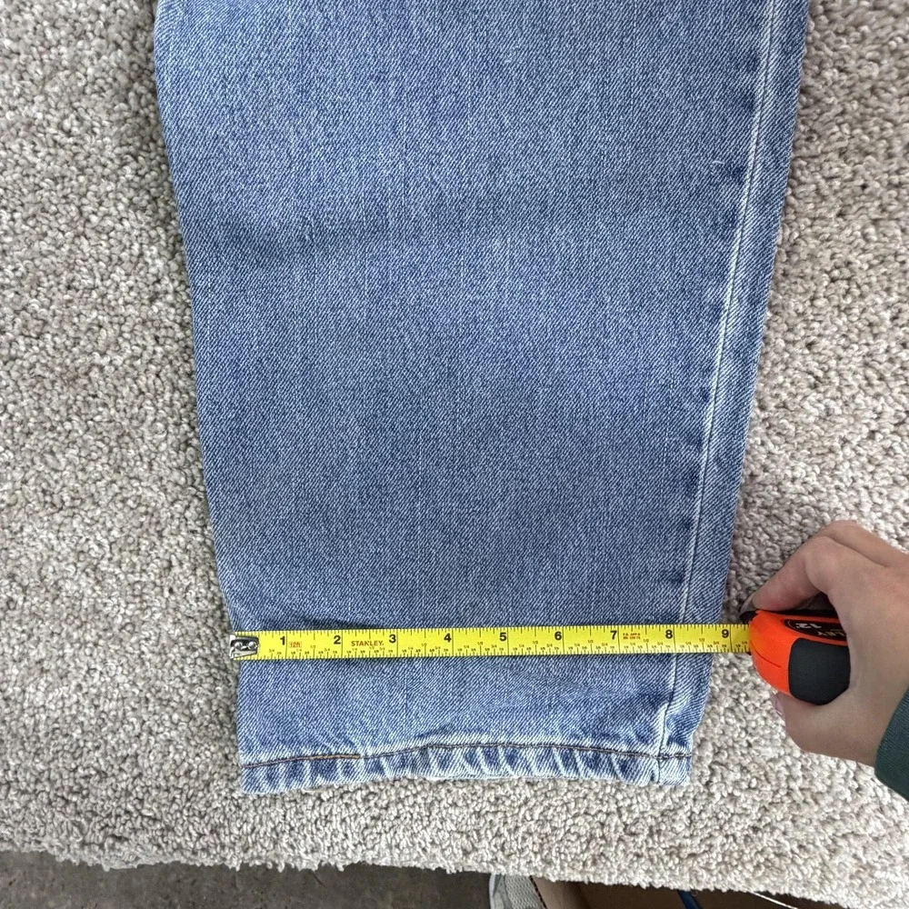Y2K Levis 550 Jeans Mens 35x32 Medium Wash Blue Denim Regular Straight Pants